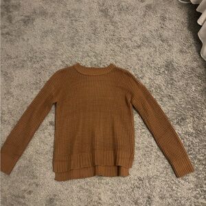 SO Women's Tan Knit Sweater